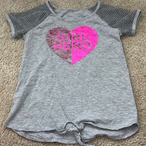 flip sequin justice top